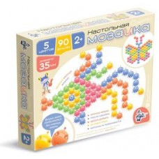 Мозаика настольная  с крупными фишками d35/90эл (пастель) арт.01538