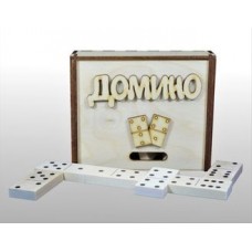 Домино деревянное (деревянная коробка) арт.02641