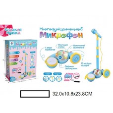 Многофункциональный микрофон на батар, в кор.