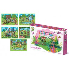 Игра настольная ходилка "Собери картинку с Эколятами" арт.04276