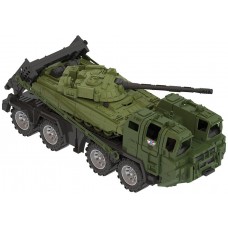 Военный тягач "Щит" с танком